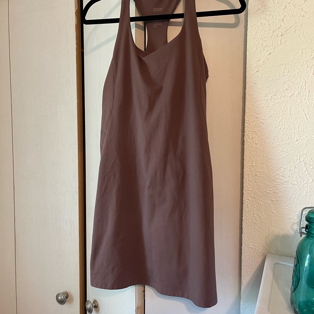 Girlfriend Collective Brown Dress